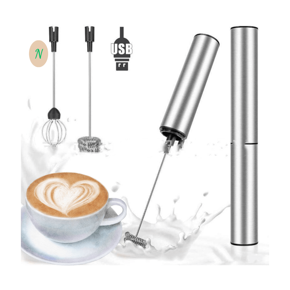Handheld Electric Milk Frother – Compact & Powerful Foam Maker
