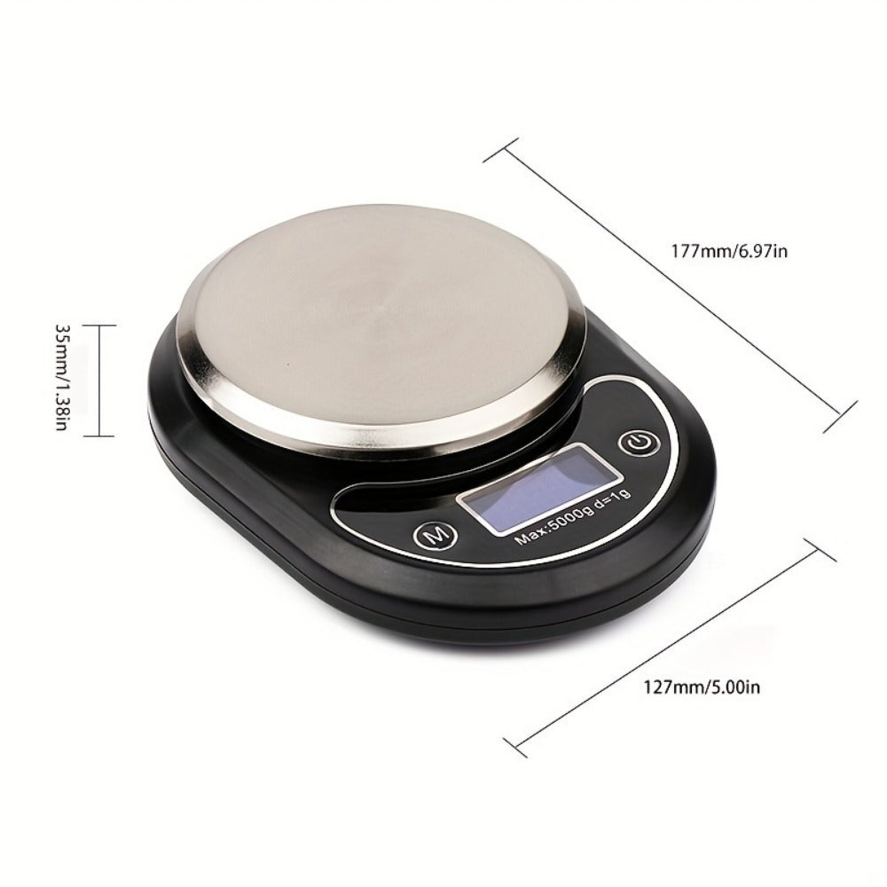 High-Precision Digital Kitchen Scale – Portable Food & Coffee Scale for Baking